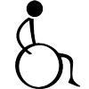 Zugang mit Rollstuhl 